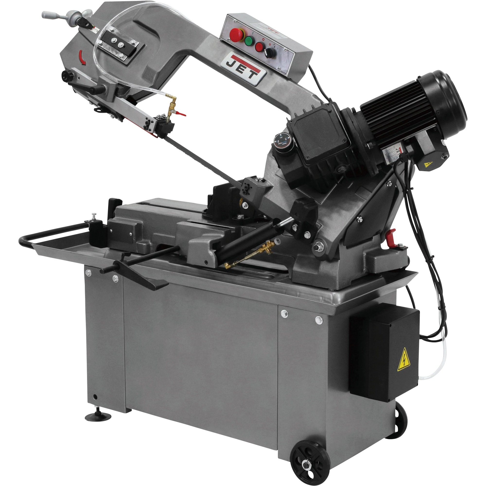 JET Horizontal Metal Cutting Band Saw with Hydraulic Feed, 8in. x 14in., 1 HP, 110/220V, Model# HBS-814GH